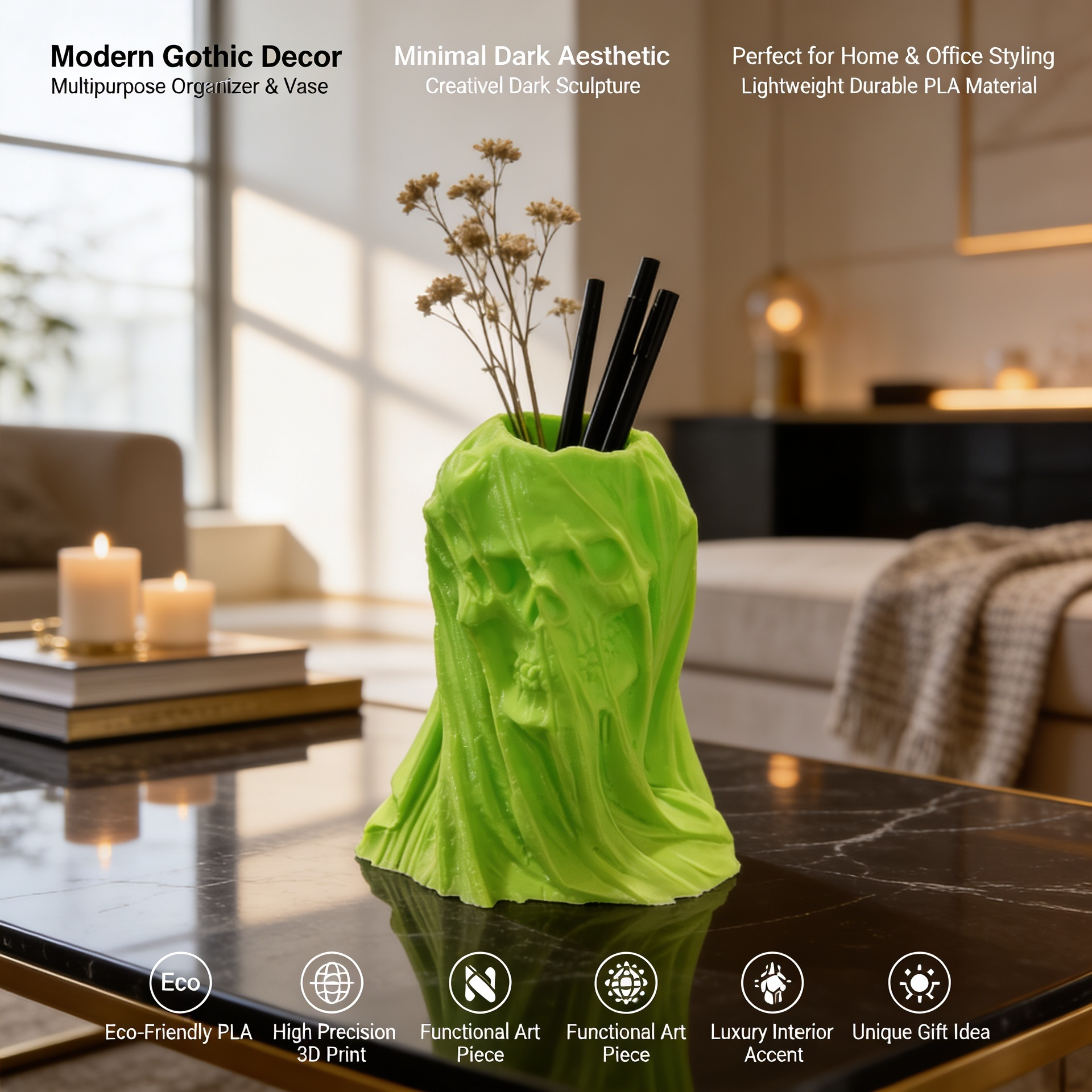 Skull Multipurpose Organiser / Vase